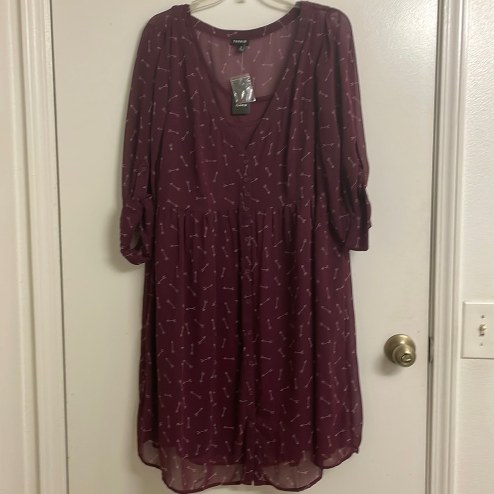 Arrow Print Shirt Dress: Torrid 2